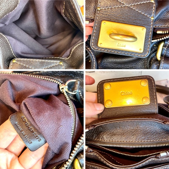 Chloe brown leather Paddington bag - Picture 12 of 16